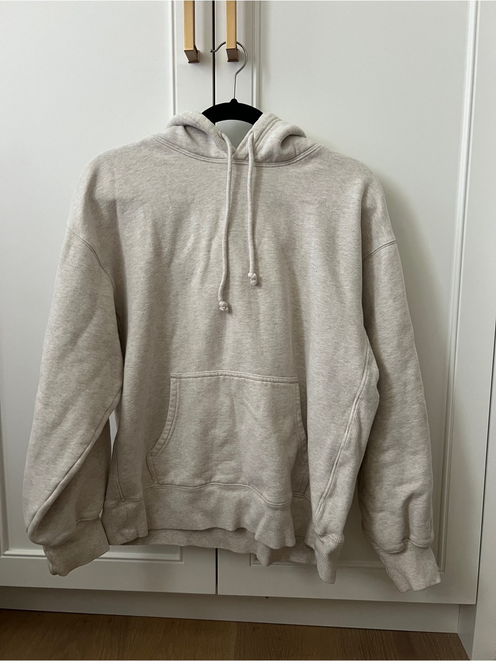 ARITZIA hoodie in heather light oatmeal